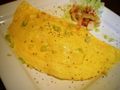 Vajcová omeleta s krevetami