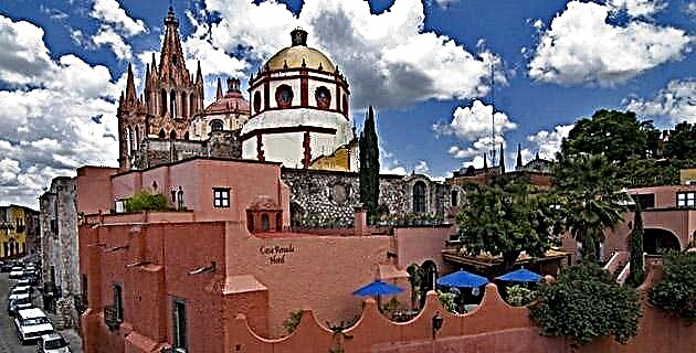 Hoteloj en koloniaj urboj: San Miguel de Allende