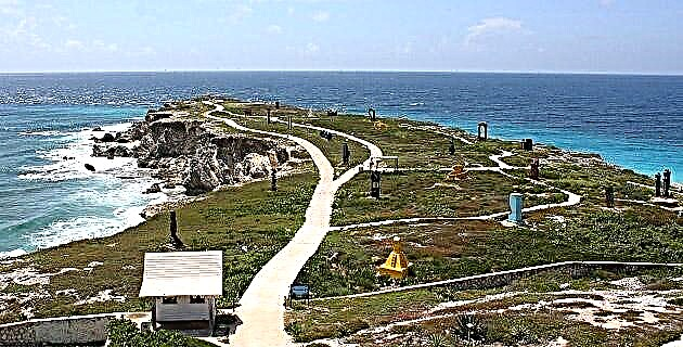 Punta Sur: sebaka se betliloeng sa Mexico Caribbean (Quintana Roo)
